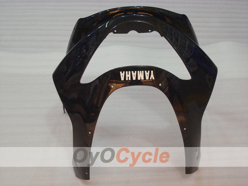 Kit de carénage injecté pour YZF600R 97-07 - Noir - Style d'origine #OYO87906402