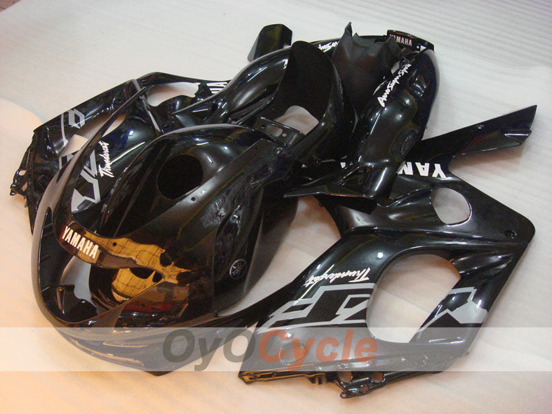 Kit de carénage injecté pour YZF600R 97-07 - Noir - Style d'origine #OYO87906402