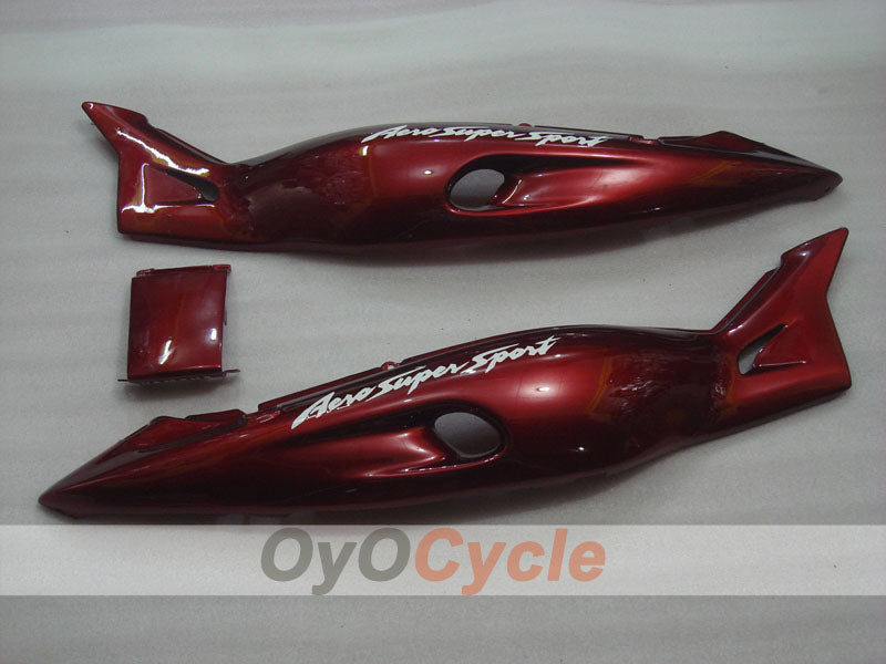 Kit de carénage injecté pour YZF600R 97-07 - Couleur rouge vin - Style d'origine #OYO87906403
