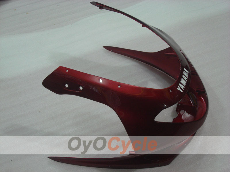 Kit de carénage injecté pour YZF600R 97-07 - Couleur rouge vin - Style d'origine #OYO87906403