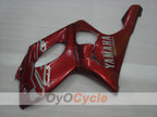 Kit de carénage injecté pour YZF600R 97-07 - Couleur rouge vin - Style d'origine #OYO87906403