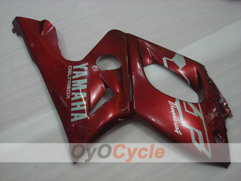 Kit de carénage injecté pour YZF600R 97-07 - Couleur rouge vin - Style d'origine #OYO87906403