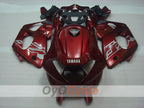 Kit de carénage injecté pour YZF600R 97-07 - Couleur rouge vin - Style d'origine #OYO87906403