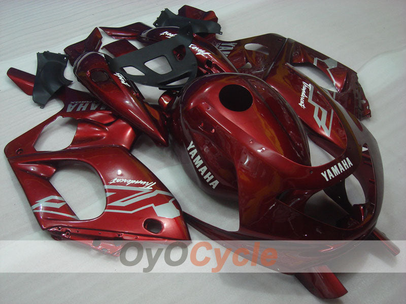 Kit de carénage injecté pour YZF600R 97-07 - Couleur rouge vin - Style d'origine #OYO87906403