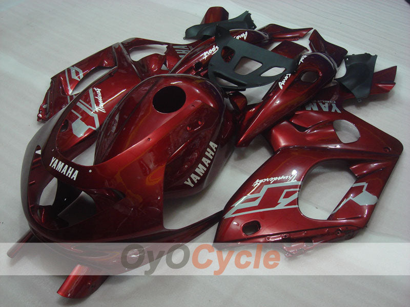 Kit de carénage injecté pour YZF600R 97-07 - Couleur rouge vin - Style d'origine #OYO87906403 Image principale du produit