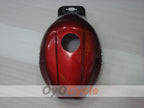 Kit de carénage injecté pour YZF600R 97-07 - Couleur rouge vin, noir - Style d'origine #OYO87906404