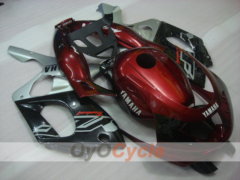 Kit de carénage injecté pour YZF600R 97-07 - Couleur rouge vin, noir - Style d'origine #OYO87906404 Image principale du produit
