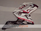 Kit de carénage injecté pour YZF600R 97-07 - Rouge, blanc - Personnalisé #OYO87906405
