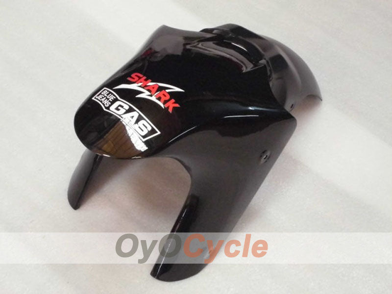 Kit de carénage injecté pour YZF600R 97-07 - Rouge, blanc - Personnalisé #OYO87906405