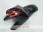 Kit de carénage à injection pour YZF600R 97-07 - Orange, Noir - Flamme #OYO87906406