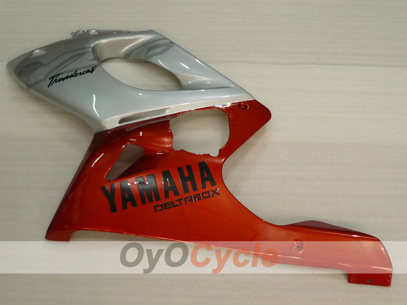 Kit de carénage à injection pour YZF600R 97-07 - Orange, Noir, Argent - Style d'origine #OYO87906407