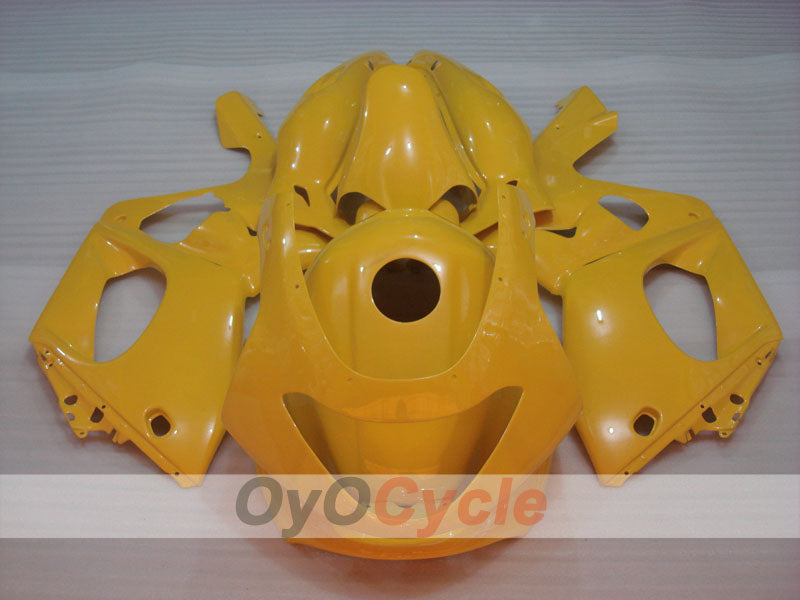 Kit de carénage à injection pour YZF600R 97-07 - Jaune - Sans autocollant / décalque, style d'origine #OYO87906408