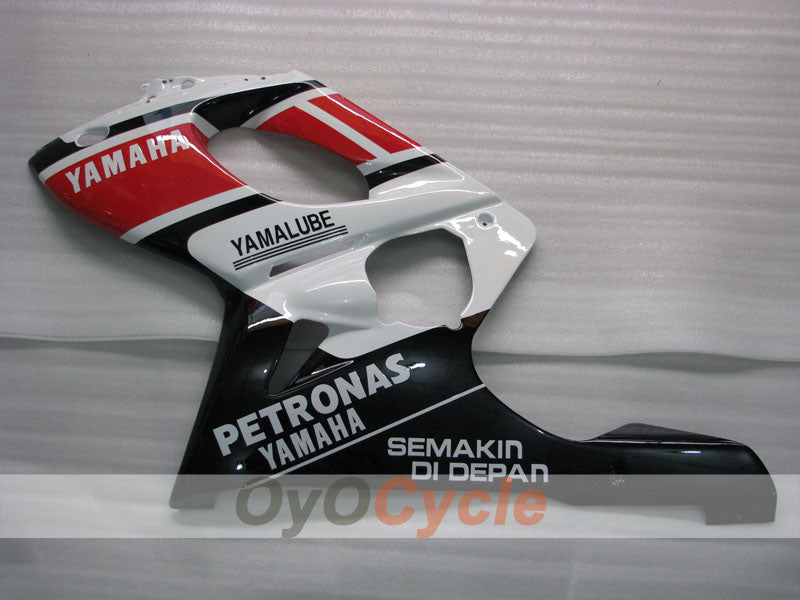 Kit de carénage à injection pour YZF600R 97-07 - Rouge, Blanc, Noir - PETRONAS #OYO87906409