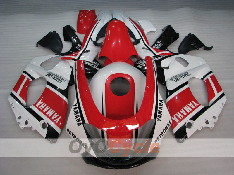 Kit de carénage à injection pour YZF600R 97-07 - Rouge, Blanc, Noir - PETRONAS #OYO87906409
