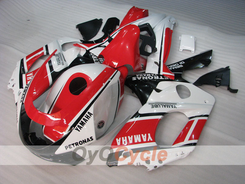 Kit de carénage à injection pour YZF600R 97-07 - Rouge, Blanc, Noir - PETRONAS #OYO87906409