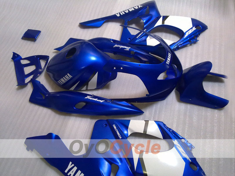 Kit de carénage à injection pour YZF600R 97-07 - Bleu, Blanc - Style d'origine #OYO87906411 Image principale du produit