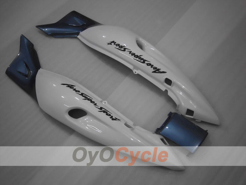 Kit de carénage à injection pour YZF600R 97-07 - Blanc, Gris - Style d'origine #OYO87906412