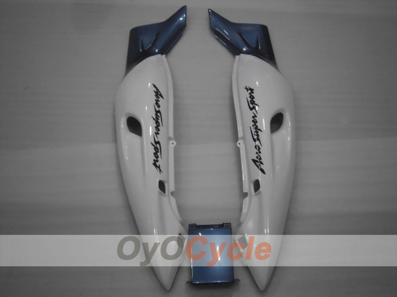 Kit de carénage à injection pour YZF600R 97-07 - Blanc, Gris - Style d'origine #OYO87906412