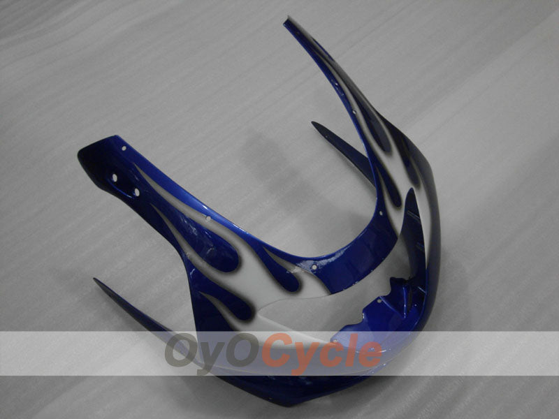 Kit de carénage à injection pour YZF600R 97-07 - Bleu, Blanc - Personnalisable #OYO87906413