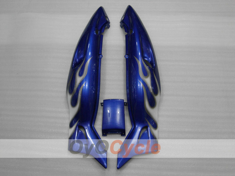 Kit de carénage à injection pour YZF600R 97-07 - Bleu, Blanc - Personnalisable #OYO87906413
