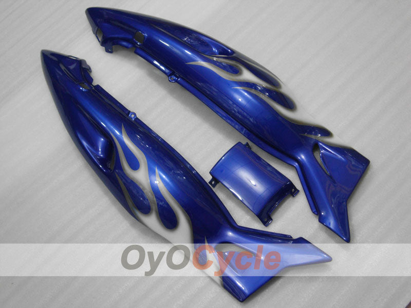 Kit de carénage à injection pour YZF600R 97-07 - Bleu, Blanc - Personnalisable #OYO87906413