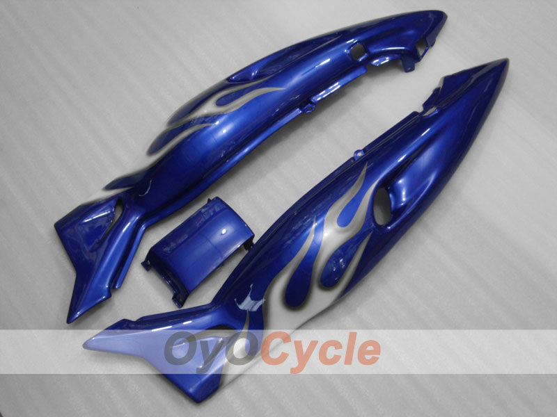 Kit de carénage à injection pour YZF600R 97-07 - Bleu, Blanc - Personnalisable #OYO87906413