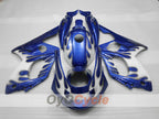 Kit de carénage à injection pour YZF600R 97-07 - Bleu, Blanc - Personnalisable #OYO87906413