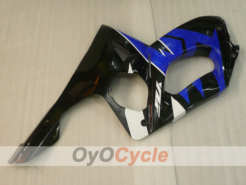 Kit de carénage à injection pour YZF600R 97-07 - Bleu, Blanc, Noir - Style d'origine #OYO87906415