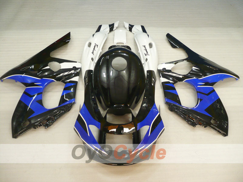 Kit de carénage à injection pour YZF600R 97-07 - Bleu, Blanc, Noir - Style d'origine #OYO87906415