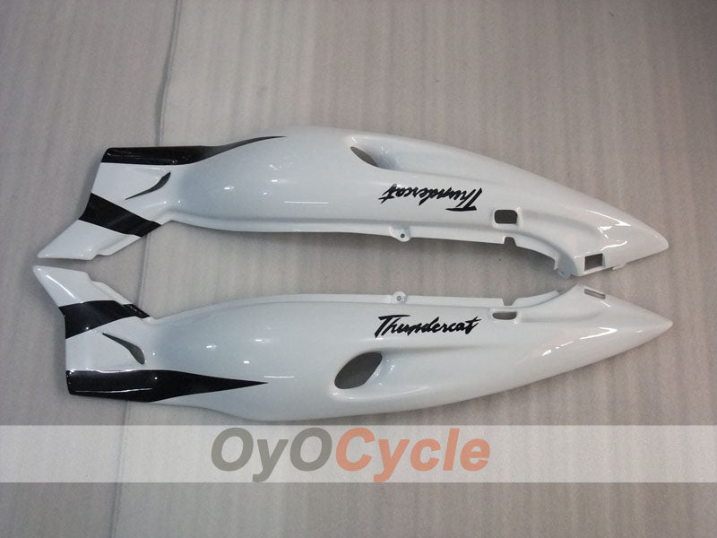 Kit de carénage à injection pour YZF600R 97-07 - Blanc, noir - Style d'origine #OYO87906418