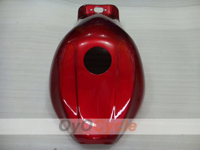 Kit de carénage à injection pour YZF600R 97-07 - Couleur rouge vin - Sans autocollant / décalcomanie, style d'origine #OYO87906420