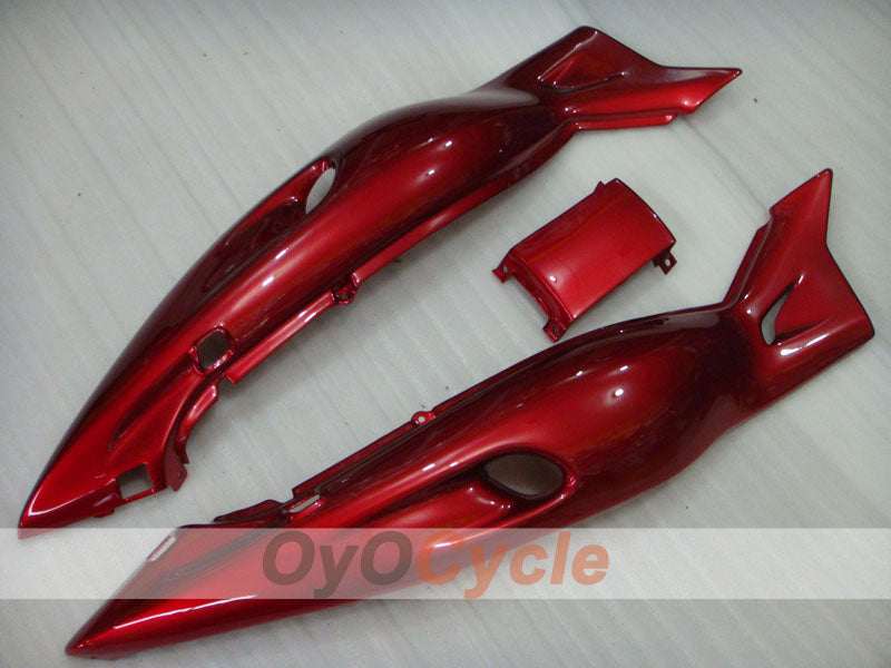 Kit de carénage à injection pour YZF600R 97-07 - Couleur rouge vin - Sans autocollant / décalcomanie, style d'origine #OYO87906420