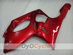 Kit de carénage à injection pour YZF600R 97-07 - Couleur rouge vin - Sans autocollant / décalcomanie, style d'origine #OYO87906420