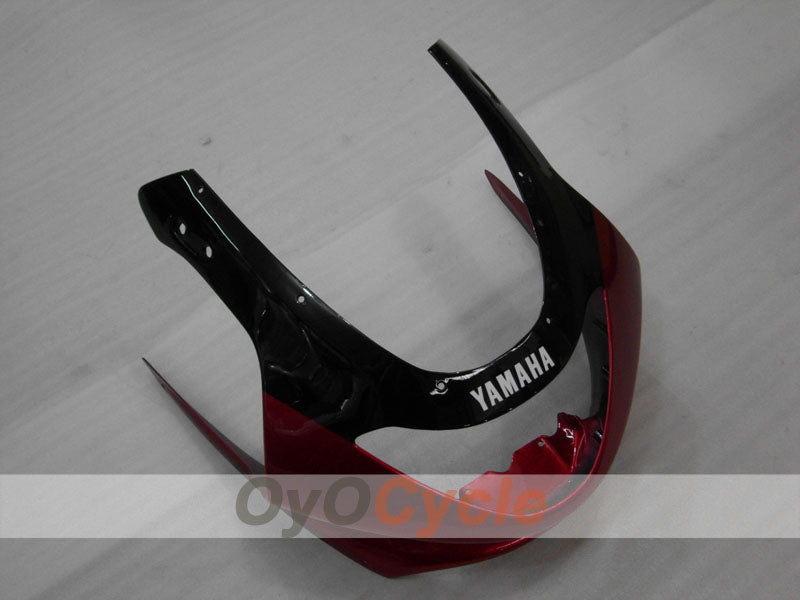 Kit de carénage à injection pour YZF600R 97-07 - Couleur rouge vin, noir - Sans autocollant / décalcomanie, style d'origine #OYO87906421