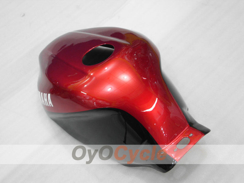 Kit de carénage à injection pour YZF600R 97-07 - Couleur rouge vin, noir - Sans autocollant / décalcomanie, style d'origine #OYO87906421