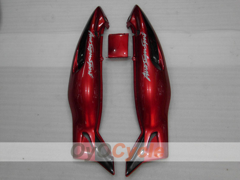 Kit de carénage à injection pour YZF600R 97-07 - Couleur rouge vin, noir - Sans autocollant / décalcomanie, style d'origine #OYO87906421