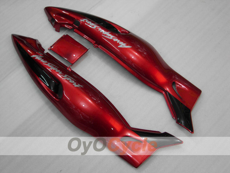 Kit de carénage à injection pour YZF600R 97-07 - Couleur rouge vin, noir - Sans autocollant / décalcomanie, style d'origine #OYO87906421