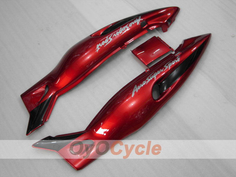 Kit de carénage à injection pour YZF600R 97-07 - Couleur rouge vin, noir - Sans autocollant / décalcomanie, style d'origine #OYO87906421