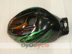 Kit de carénage à injection pour YZF600R 97-07 - Vert, noir - Flamme #OYO87906422