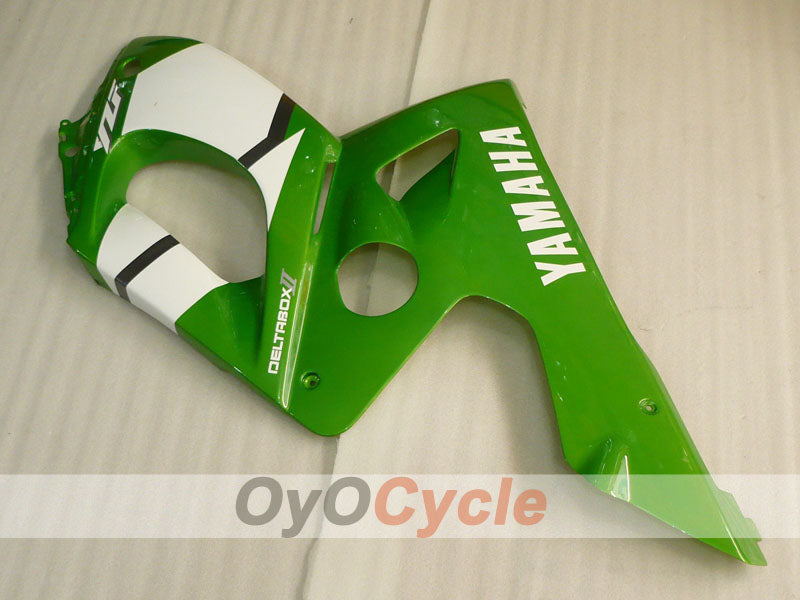 Kit de carénage à injection pour YZF600R 97-07 - Vert, blanc - Style d'origine #OYO87906423