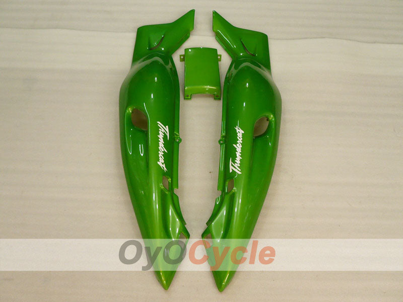 Kit de carénage à injection pour YZF600R 97-07 - Vert, blanc - Style d'origine #OYO87906423