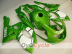 Kit de carénage à injection pour YZF600R 97-07 - Vert, blanc - Style d'origine #OYO87906423