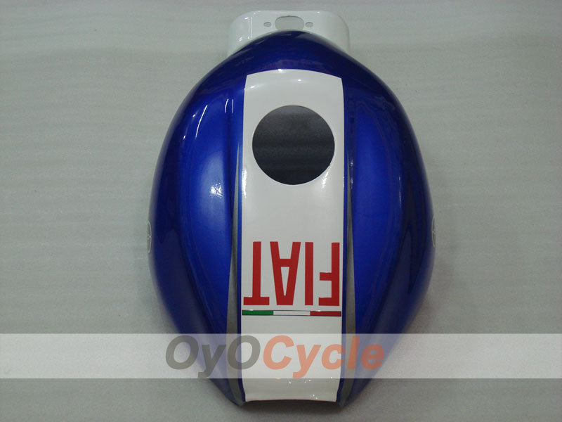 Kit de carénage à injection pour YZF600R 97-07 - Bleu, blanc - FIAT #OYO87906424
