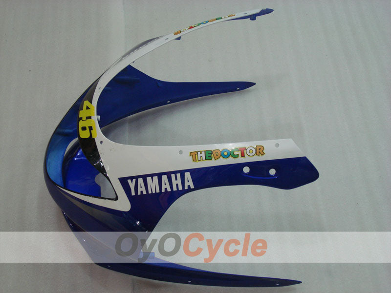 Kit de carénage à injection pour YZF600R 97-07 - Bleu, blanc - FIAT #OYO87906424