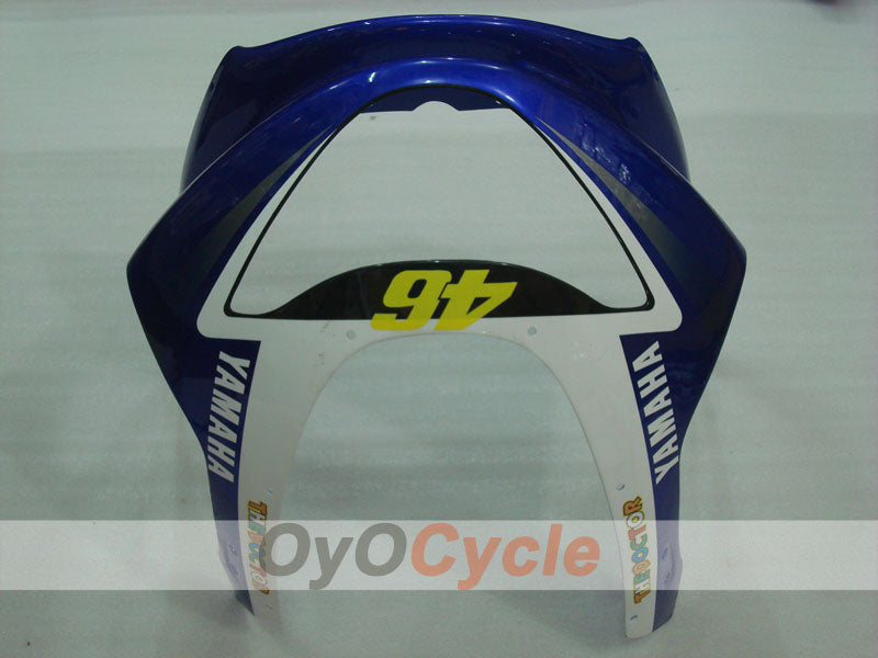 Kit de carénage à injection pour YZF600R 97-07 - Bleu, blanc - FIAT #OYO87906424