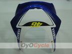 Kit de carénage à injection pour YZF600R 97-07 - Bleu, blanc - FIAT #OYO87906424