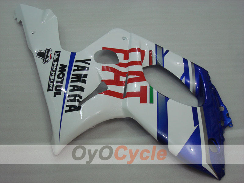 Kit de carénage à injection pour YZF600R 97-07 - Bleu, blanc - FIAT #OYO87906424