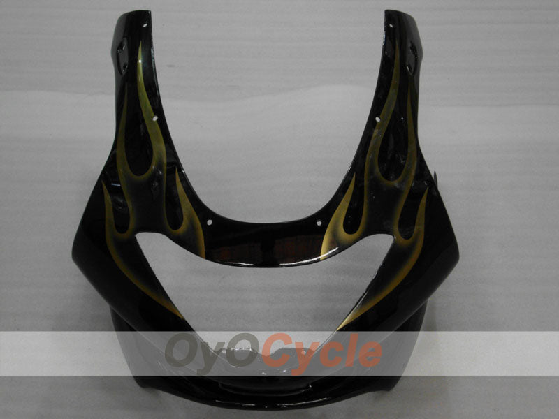 Kit de carénage à injection pour YZF600R 97-07 - Jaune, noir - Flamme #OYO87906425