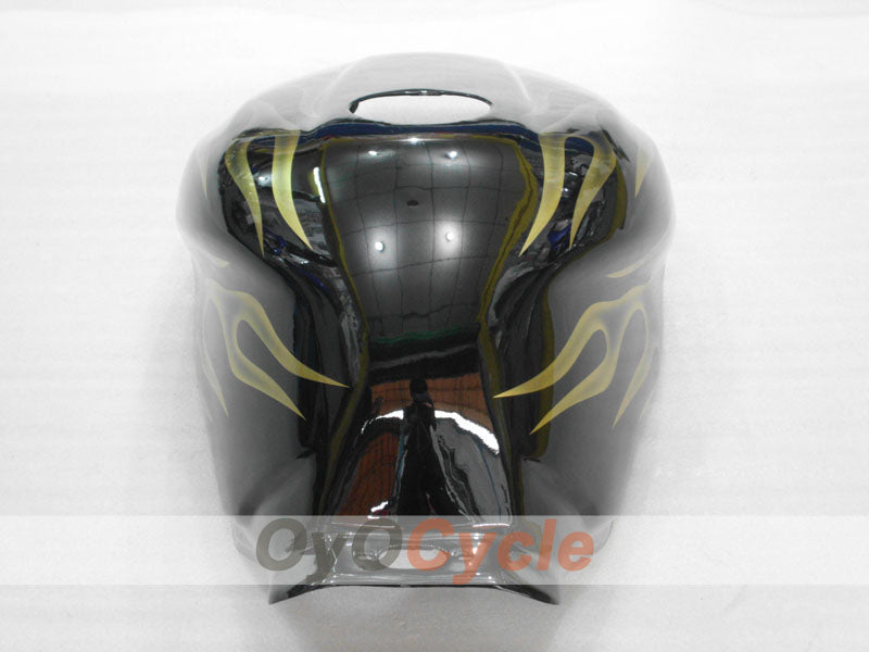 Kit de carénage à injection pour YZF600R 97-07 - Jaune, noir - Flamme #OYO87906425