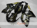 Kit de carénage à injection pour YZF600R 97-07 - Jaune, noir - Flamme #OYO87906425